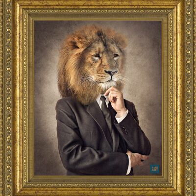 Roaring Lord George Outdoor Wall Art