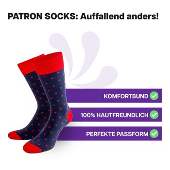 Chaussettes à pois de PATRON SOCKS - CONFORTABLES, ÉLÉGANTES, UNIQUES ! 2