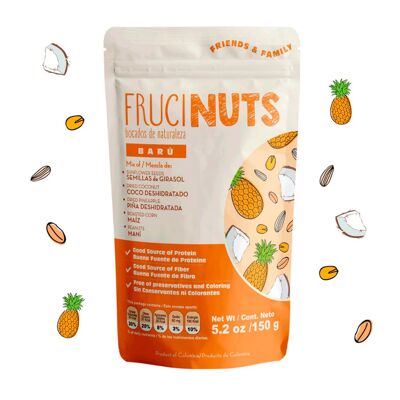 FRUTAS, SEMILLAS & FRUTOS SECOS BARÚ - 150 g