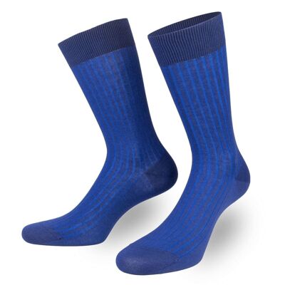 Luxury men's socks in blue from PATRON SOCKS - STYLISH, SUSTAINABLE, SPECIAL!