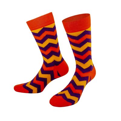 Zigzag socks from PATRON SOCKS - COMFORTABLE, STYLISH, UNIQUE!