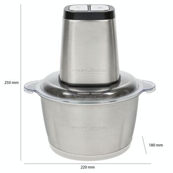 Mini hachoir 1,7L Proficook PC-MZ1227 5