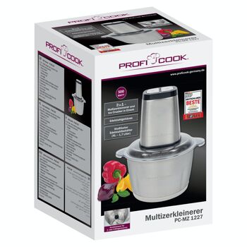 Mini hachoir 1,7L Proficook PC-MZ1227 12