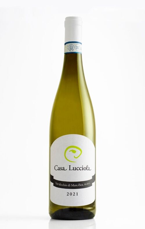 Casa Lucciola 2021, Vino Bianco Biologico, Verdicchio di Matelica DOC, 13,5% Vol, bottiglia da 750 ml