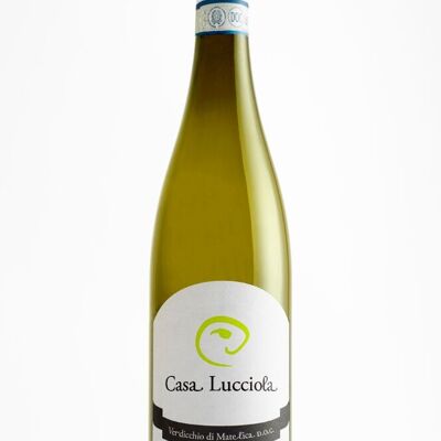 Casa Lucciola 2021, Vino Blanco Ecológico, Verdicchio di Matelica DOC, 13,5% Vol, botella de 750 ml