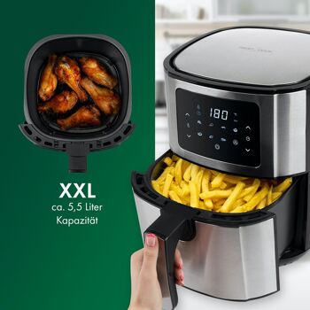 Friteuse à air chaud 5,5L avec écran tactile Proficook PC-FR1239H 25