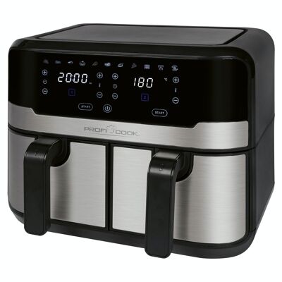 Double hot air fryer with touch screen Proficook PC-FR1242H