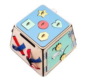 Cube d'activités en bois XL 4