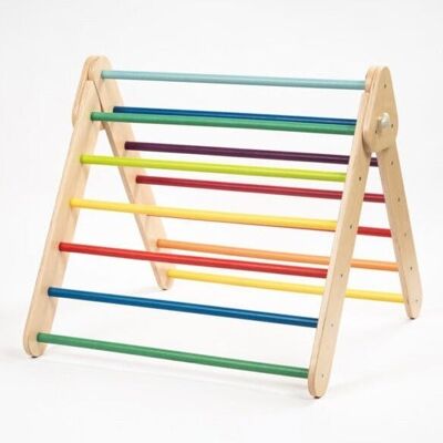 Triangolo delle abilità motorie 2 in 1 Parete da arrampicata svedese