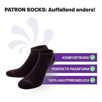 Chaussettes baskets de PATRON SOCKS - CONFORTABLES, ÉLÉGANTES, UNIQUES ! 2