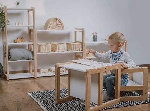 Table multi-fonctionnelle et Chaise Montessori