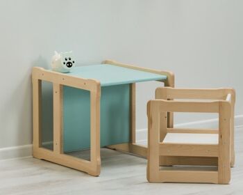 Table multi-fonctionnelle et Chaise Montessori 2