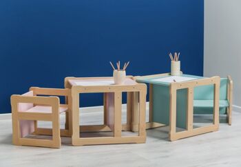 Table multi-fonctionnelle et Chaise Montessori 4