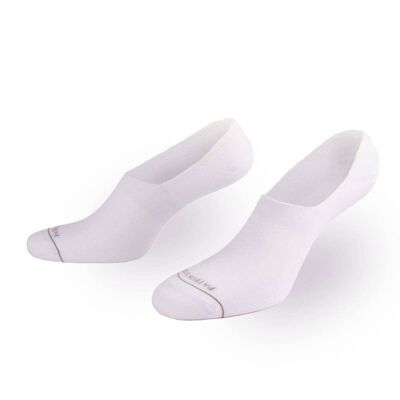 White socks from PATRON SOCKS - PERFECT COMFORT, INVISIBLE STYLE!