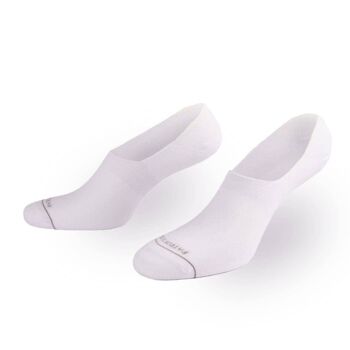 Chaussettes blanches de PATRON SOCKS - CONFORT PARFAIT, STYLE INVISIBLE ! 1