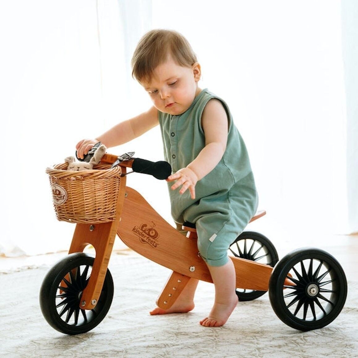 Kinderfeets bamboo balance bike hot sale