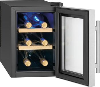 Cave à vin avec porte vitrée et écran LED 17L Proficook PC-WK1231 4