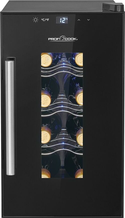 Cave à vin avec porte vitrée et écran tactile 23L Proficook PC-WK1232