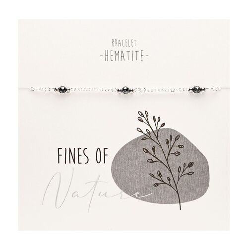 Bracelet - "Fines of nature"  6080hematite