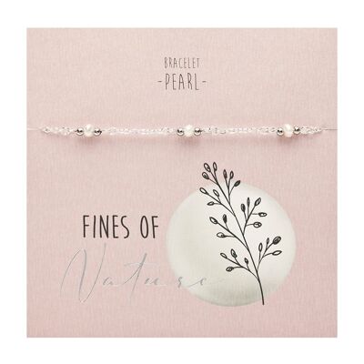 Bracelet - "Fines of nature" 6080pearl