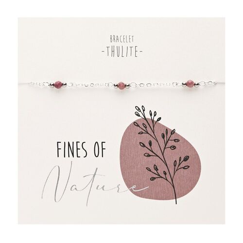 Bracelet - "Fines of nature" 6080thulite
