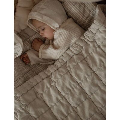 ANNA SABLE LAVE M reversible baby rest blanket