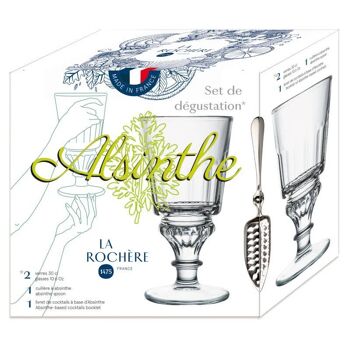 LA ROCHERE COFFRET COCKTAIL ABSINTHE 30CL 2