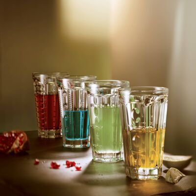 LA ROCHERE SAGA COFFRET 4 VERRES A BOISSON 34CL