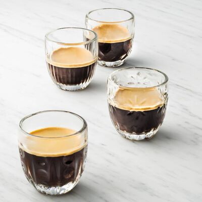 LA ROCHERE TROQUET SET OF 4 COFFEE GLASSES 10CL