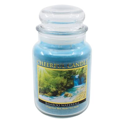 CHEERFUL CANDLE WATERFALL BAMBOO SCENTED CANDLE