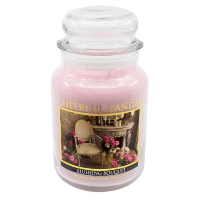 CHEERFUL CANDLE SCENTED CANDLE BLUSHING BOUQUET