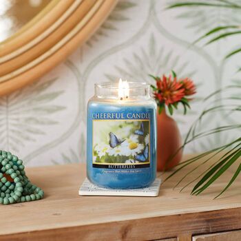 BOUGIE PARFUMÉE PAPILLONS CHEERFUL CANDLE 2