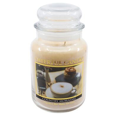 CHEERFUL CANDLE SCENTED CANDLE COUNTRY MORNING