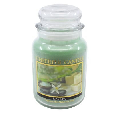 CHEERFUL CANDLE SCENTED CANDLE DAY SPA