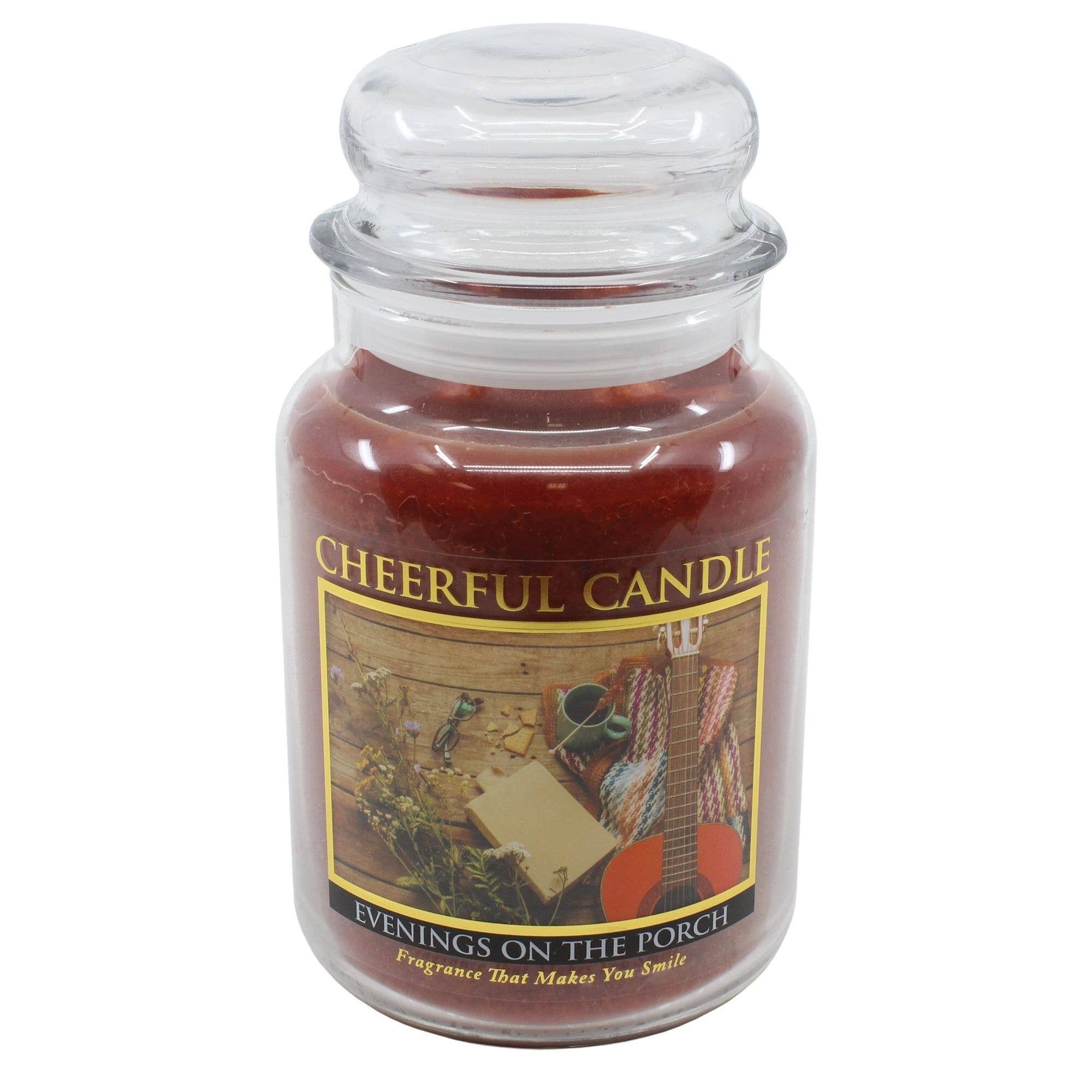 FRÖHLICHE KERZE DUFTKERZENABENDE AUF DER VERANDA