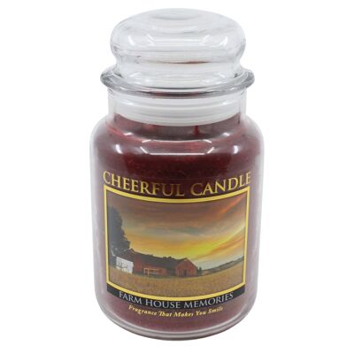 CHEERFUL CANDLE BOUGIE PARFUMÉE FARM HOUS MEMORIES