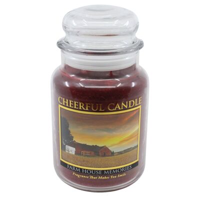 CHEERFUL CANDLE SCENTED CANDLE FARM HOUS MEMORIES