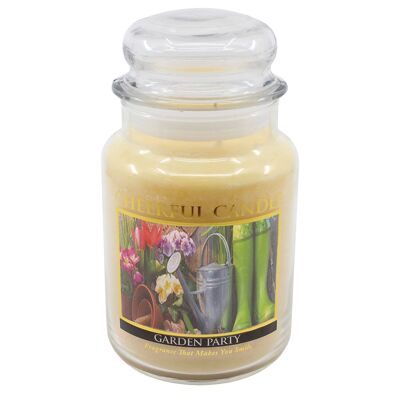 CHEERFUL CANDLE GARDEN PARTY SCENTED CANDLE