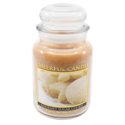 CHEERFUL CANDLE SCENTED CANDLE GOURMET SUGAR COOKIE