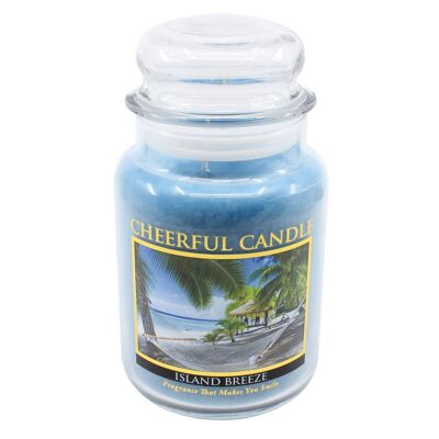 CHEERFUL CANDLE ISLAND BREEZE SCENTED CANDLE