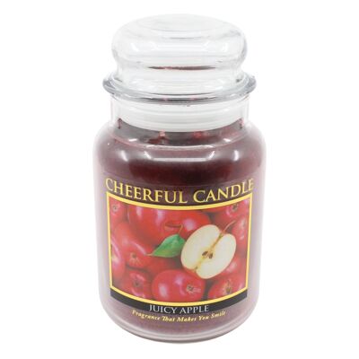 CHEERFUL CANDLE JUICY APPLE SCENTED CANDLE