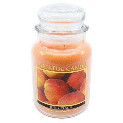 CHEERFUL CANDLE JUICY PEACH SCENTED CANDLE