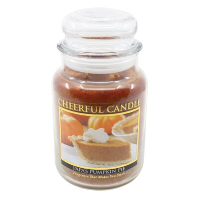 CHEERFUL CANDLE SCENTED CANDLE PAPA'S PUMPKIN PIE