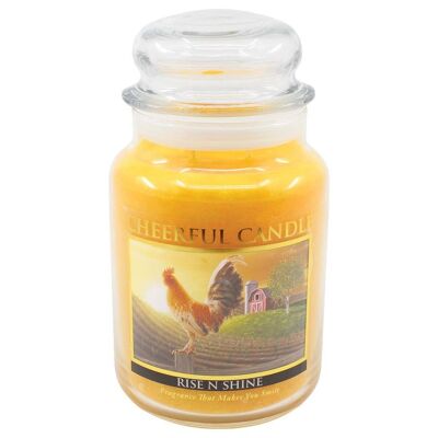 CHEERFUL CANDLE RISE N SHINE SCENTED CANDLE