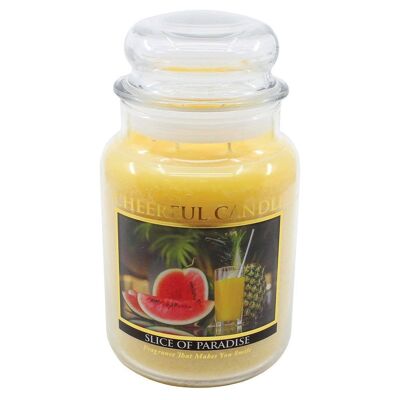 CHEERFUL CANDLE SCENTED CANDLE SLICE OF PARADISE
