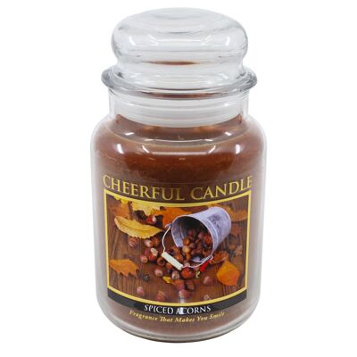 CHEERFUL CANDLE SCENTED CANDLE SPICED ACORNS