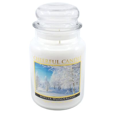 CHEERFUL CANDLE WINTER WONDERLAND SCENTED CANDLE