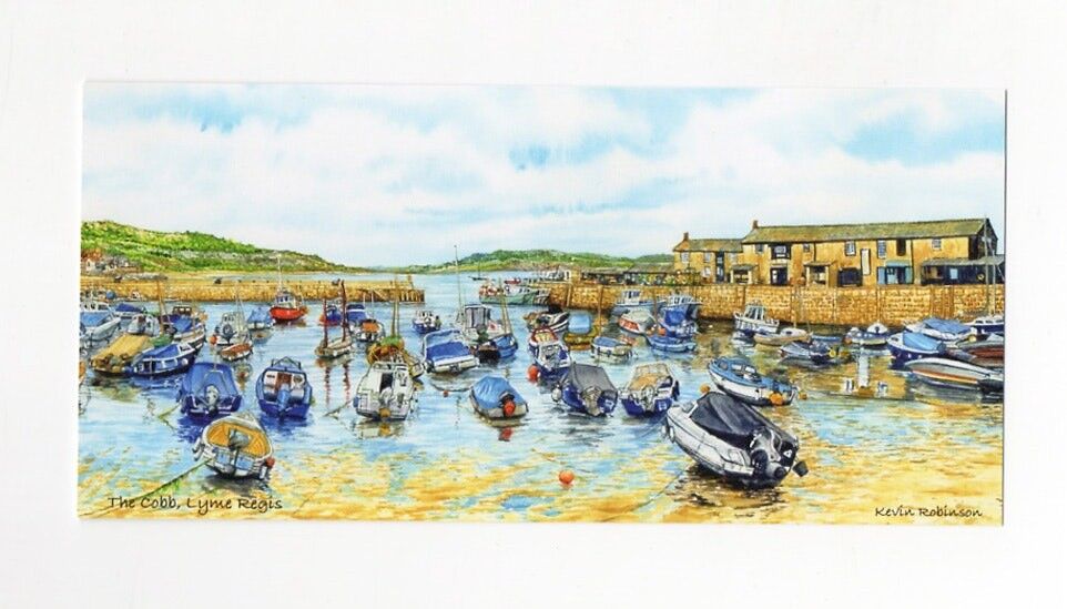 Dorset Cartolina del porto di Lyme Regis