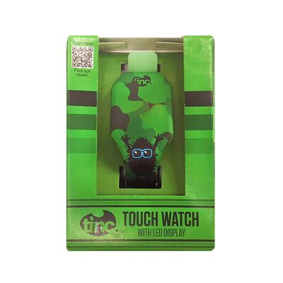 Reloj digital táctil - Verde