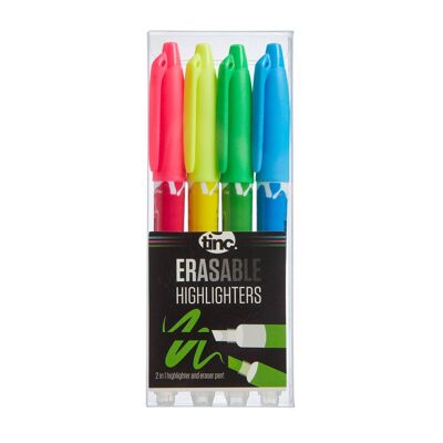 Löschbare Textmarker – 4er-Pack